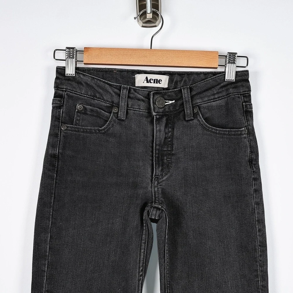 ACNE Skinny Jeans Black Womens‎ 25/32Wash Denim Jeans